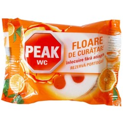 Rezerva Odorizant Peak WC Floare de Curatare, 45 g, Portocala, Rezerva Peak WC Floare de Curatare, Rezerva Odorizant Peak WC Floare de Curatare, Rezerva Odorizant Vas Toaleta Peak Floare de Curatare, Odorizant WC Parfum de Portocala