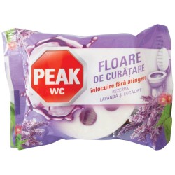 Rezerva Odorizant Peak WC Floare de Curatare, 45 g, Lavanda si Eucalipt, Rezerva Peak WC Floare de Curatare, Rezerva Odorizant Peak WC Floare de Curatare, Rezerva Odorizant Vas Toaleta Peak Floare de Curatare