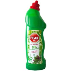 Gel Dezinfectant WC Peak, Pin, 750 ml, Gel Dezinfectant pentru WC, Gel Dezinfectant pentru Toaleta, Gel Dezinfectant pentru Vasul de Toaleta, Geluri Dezinfectante pentru WC, Geluri Dezinfectante pentru Toaleta