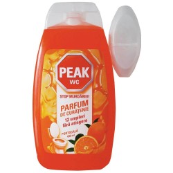 Rezerva Odorizant Peak WC Gel, 400 ml, Antibacterian, Portocala, Rezerva Peak WC Gel, Rezerva Odorizant Peak WC Gel, Rezerva Odorizant Vas Toaleta Peak Gel, Odorizant WC Parfum de Portocala, Peak Gel Antibacterian Odorizant pentru WC