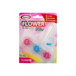 Odorizant Toaleta Misavan Flower 3D, 40g, Odorizant Solid Misavan, Odorizant Solid Colorat, Odorizant Solid Parfumat, Odorizant Parfumat pentru Toaleta, Odorizant Toaleta Ieftin