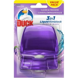 Rezerva Odorizant WC DUCK, Fresh Purple Wave, 55 ml, Odorizant WC, Odorizant WC Rezerva, Odorizant Parfumat Toaleta, Duck WC Odorizant, Solutie Toaleta, Odorizant Curatare Toaleta, Odorizant Duck 3 in 1 Fresh
