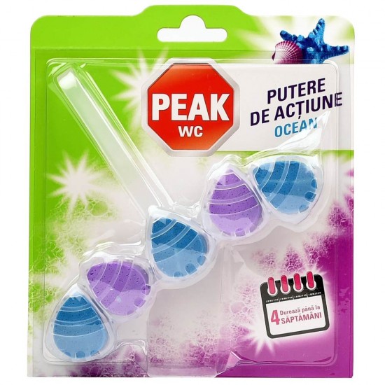 Odorizant de Toaleta Peak WC Putere de Actiune, 55 g, Parfum de Ocean, Odorizant pentru Toaleta, Odorizant de Toaleta, Odorizant Toaleta, Odorizante Toaleta, Odorizante Gel de Toaleta, Odorizant Gel Toaleta, Odorizant WC, Odorizante WC, Odorizant Solid WC