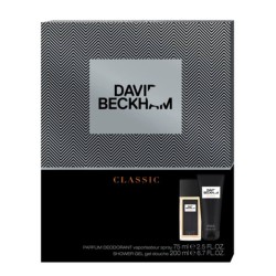 Set Cadou pentru Barbati David Beckham Classic, Deodorant Natural Spray 75 ml si Gel de Dus 200 ml, Set Ingrijire, Set Cadou pentru Barbati, Cadou Barbati, Set Cadou Ingrijire, Set Cadou Cosmetice pentru Barbati, Set Cadou Barbati