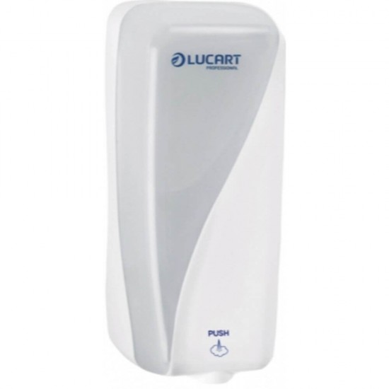 Dozator Sapun Lichid Lucart, 26.2x11.8x13.2 cm, Culoare Alba, Dozatoare pentru Sapun Lichid, Dispenser pentru Sapun, Dispensere pentru Sapun Lichid, Dozator pentru Rezerve de Sapun Lichid, Dozator Sapun Lichid, Articole Profesionale de Igiena