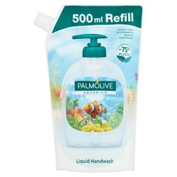 Rezerva Sapun Lichid PALMOLIVE Aquarium, Cantitate 500 ml, Parfum Marin, Rezerve de Sapun Lichid, Rezerve de Sapunuri Lichide, Rezerve Sapun pentru Recipiente cu Pompita, Rezerva Sapun pentru Maini Uscate