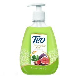 Sapun Lichid TEO Irresistible Fig, Cantitate 400 ml, Parfum de Smochine, Sapun Lichid pentru Maini, Sapunuri Lichide, Sapun Lichid cu Pompita, Sapun Lichid pentru Maini Uscate, Sapun Lichid Teo