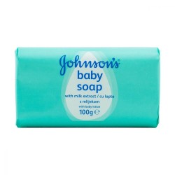 Sapun Johnson's Baby, 100 g, Extract de Lapte, Sapun Solid pentru Piele Uscata, Sapun pentru Fata, Sapun Solid Johnson's, Sapun pentru Bebelusi, Sapunuri Johnson's, Sapun pentru Piele Sensibila, Sapunuri pentru Bebelusi, Produse Ingrijire Copii