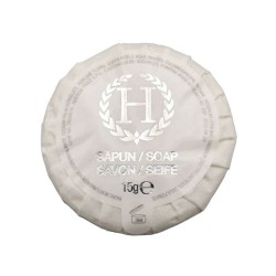 Sapun Solid Hotel Line, 15 g, Diametru 4 cm, Parfum Fresh, Mini Sapun Hotel, Sapun Hotelier, Sapun Solid, Sapun Solid Rotund, Cosmetice Hotel, Sapun Mic Rotund, Sapunuri Rotunde, Sapunuri Mici Rotunde