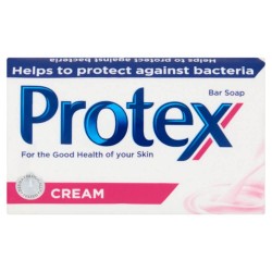 Sapun PROTEX Cream, 90 g, Protex Sapun Antibacterian, Sapunuri Hidratante Antibacteriene, Sapun Dezinfectant pentru Maini, Sapun Hidratant pentru Maini, Sapun Antibacterian Protex
