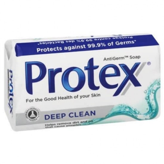 Sapun PROTEX Deep Clean, 90 g, Protex Sapun Antibacterian, Sapunuri Solide Antibacteriene, Sapun Dezinfectant pentru Maini, Sapun Antibacterian pentru Maini, Sapun Antibacterian Protex