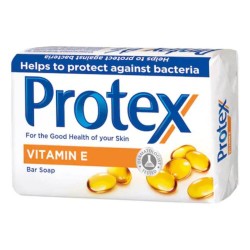 Sapun PROTEX Vitamina E, 90 g, Protex Sapun Antibacterian, Sapunuri Solide Antibacteriene, Sapun Dezinfectant pentru Maini, Sapun Antibacterian pentru Maini, Sapun Antibacterian Protex