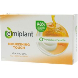 Sapun Solid Elmiplant, 100 g, Parfum Miere si Iaurt, Sapunuri pentru Corp si Fata fara Parabeni, Elmiplant Sapunuri pentru Fata si Corp, Sapunuri Naturale pentru Fata si Corp, Elmiplant Sapunuri Crema cu Miere si Lapte, Sapunuri Solide Elmiplant