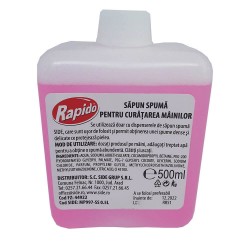 Sapun Lichid Spuma RAPIDO, 500 ml, pentru Dispensere Sapun Spuma Side, Sapun Spuma pentru Dispenser, Sapun Spuma pentru Dozator, Sapunuri Spuma pentru Dozatoare si Dispensere, Sapunuri Spuma RAPIDO 500 ml, Sapunuri Lichide Spuma, RAPIDO Sapun Spuma