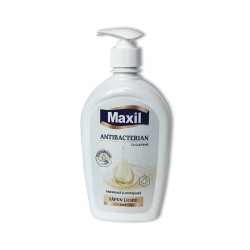Sapun Lichid Antibacterian cu Glicerina Maxil, 500 ml, cu Pompita, Sapun Antibacterian cu Glicerina, Sapun Lichid cu Glicerina, Sapun cu Glicerina, Sapun Delicat cu Pielea, Sapun Lichid Soft, Sapun Antibacterian pentru Maini