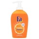 Sapun Lichid FA, 250 ml, Antibacterian, Portocala, Recipient cu Pompita, Sapun Lichid pentru Maini Fa Hygiene & Fresh Orange, Sapun Lichid cu Efect Antibacterian, Sapunuri Lichide cu Parfum de Portocale