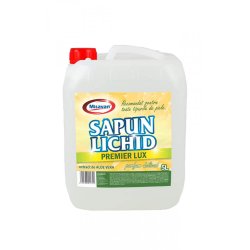 Sapun Lichid cu Parfum Delicat Misavan Premier Lux, 5L, Sapun Lichid pentru Maini, Sapun Lichid Maini Hidratant, Sapun Lichid 5L, Sapun Lichid pentru Baie, Sapun Lichid Delicat
