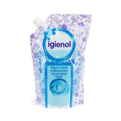 Rezerva Sapun Lichid Antibacterian Igienol Fresh, 500 ml, Aroma Fresh, Sapun Hidratant, Sapun Antibacterian, Rezerva Sapun, Sapun Lichid Igienol, Sapunuri Lichide Antibacteriene Igienol, Sapunuri Antibacteriene, Sapun Lichid pentru Ingrijirea Mainilor