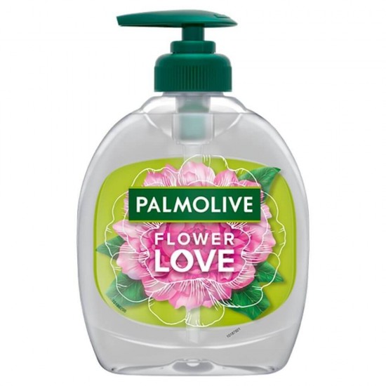 Sapun Lichid Palmolive Flower Love, 300 ml, Parfum Floral, Sapun Lichid pentru Maini, Sapunuri Lichide cu Extracte Naturale, Sapun Lichid Piele Sensibila, Sapun Lichid cu Parfum Flori, Sapun Lichid Palmolive, Sapun Crema Lichid Palmolive