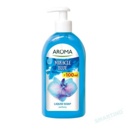 Sapun Lichid AROMA Miracle Blue, 500 ml, Sapun Lichid, Sapun Lichid cu Pompita, Sapun Lichid AROMA, Sapunuri Lichide, Sapun Lichid Maini, Sapun Lichid de Calitate, Sapun Lichid Parfumat, Sapun Lichid pentru Maini