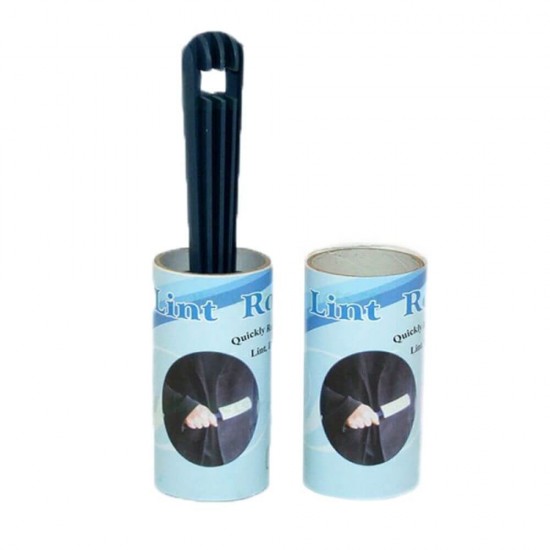 Roller Scame, 2 Buc/Set, 10 Foi, Maner Albastru, Rola Adeziva Scame, Role Adezive pentru Par, Rola Adeziva Scame, Rollere Indepartare Par si Scame, Rollere Curatare Haine, Produse Intretinere Textile