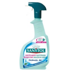 Solutie Dezinfectanta Sanytol, 500 ml, Spray Dezinfectant Sanytol pentru Baie, Solutie Dezinfectanta pentru Toaleta, Solutie Dezinfectanta Sanytol cu Pulverizator, Sanytol Spray Dezinfectant pentru Baie, Solutii pentru Baie