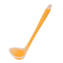 Polonic din Silicon, Portocaliu, Polonic Gatit, Polonic din Silicon, Polonic pentru Bucatarie, Ustensile pentru Bucatarie, Polonic de Bucatarie, Polonic pentru Supa, Ustensile pentru Gatit