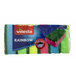 Set 6 Bureti de Vase Vileda Rainbow, cu Fibra Abraziva, Burete de Vase, Set Bureti de Vase Colorati, 6 Bureti de Vase Colorati, Burete pentru Vesela, Burete Curatat Vase, Burete Spalat Vase, Burete pentru Vase, Bureti Vesela, Bureti Curatare Vase