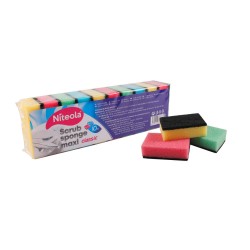 Bureti pentru Bucatarie Niteola Scrub Sponge Maxi, 10 Buc/Set, Multicolore, Bureti Bucatarie, Bureti pentru Bucatarie, Bureti Bucatarie Niteola, Bureti Burete Bucatarie, Burete de Bucatarie, Burete Curatenie  Bureti pentru Bucatarie Niteola Scrub Sponge Maxi, 10 Buc/Set, Multicolore, Bureti Bucatarie, Bureti pentru Bucatarie, Bureti Bucatarie Niteola, Bureti Burete Bucatarie, Burete de Bucatarie, Burete Curatenie