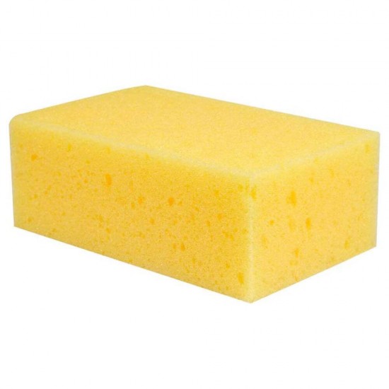 Burete Poros Sentosa,165x100x60 mm, Galben, Burete pentru Spalat Placile Ceramice, Burete Curatare Ceramica, Bureti Curatare Placi de Ceramica, Burete Utilizare Universala, Accesorii Curatare Baie
