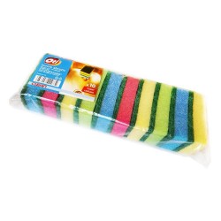 Set 10 Bureti Simpli OTI Clean, 83x53x23 mm, Multicolor, Spuma Poliuretanica si Fibra Abraziva, Bureti cu Spuma si Fibra Abraziva, Bureti Curatare Vase, Bureti Simpli de Vase, Bureti pentru Vase, Bureti pentru Spalat Vasele, Bureti Curatare Vase Set 10 Bureti Simpli OTI Clean, 83x53x23 mm, Multicolor, Spuma Poliuretanica si Fibra Abraziva, Bureti cu Spuma si Fibra Abraziva, Bureti Curatare Vase, Bureti Simpli de Vase, Bureti pentru Vase, Bureti pentru Spalat Vasele, Bureti Curatare Vase