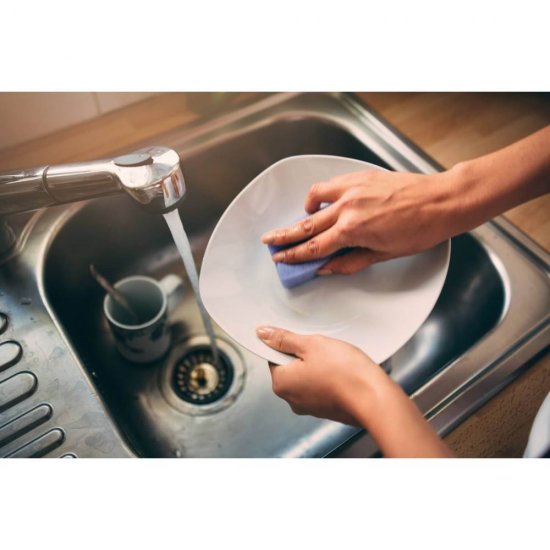 Burete Canelat pentru Vase Misavan Maxi, Albastru, Bureti Canelati, Burete Vase, Bureti Vase, Burete de Vase, Burete pentru Vase, Bureti Vesela, Burete Spalat Vase, Bureti Spalat Vase, Burete Pahare, Bureti Pahare, Burete Doua Fete