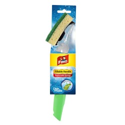 Burete de Vase cu Maner,  Fino, Dishmatic, Culoare Verde/Bej, Burete de Vase Fino cu Maner, Fino Dishmatic cu Maner, Burete de Bucatarie, Burete de Vase Colorat, Bureti de Vase cu Maner