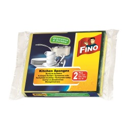 Set 2 Bureti de Vase Standard, Fino, Fibra Abraziva, Galben, Burete de Vase Fino cu Fibra Abraziva, Burete de Vase Set, Fino Burete cu Fibra Abraziva, Burete de Vase Galben, Burete de Vase Fino Colorati, Burete de Bucatarie