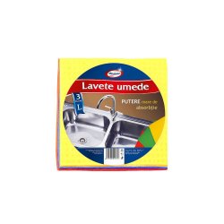 Set 3 Lavete Umede Universale Misavan, 18x20 cm, Marimea L, Diverse Culori, Laveta Umeda, Lavete Absorbante, Laveta Absorbanta, Laveta Bucatarie, Lavete Bucatarie, Laveta Baie, Lavete Baie, Lavete Curatare, Laveta Universala, Laveta Mobila