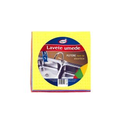 Set 3 Lavete Umede Universale Misavan, 14x16 cm, Marimea S, Diverse Culori, Laveta Umeda, Lavete Absorbante, Laveta Absorbanta, Laveta Bucatarie, Lavete Bucatarie, Laveta Baie, Lavete Baie, Lavete Curatare, Laveta Universala, Laveta Mobila