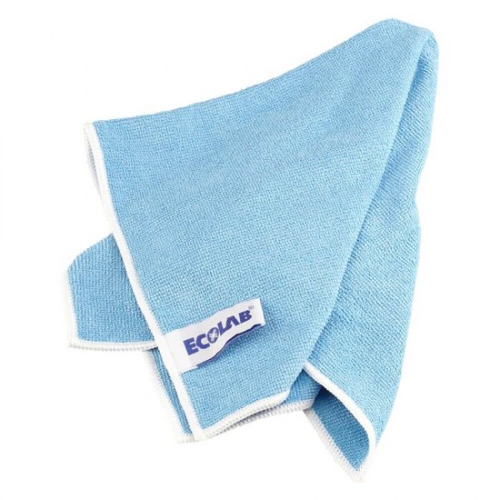 Set 5 Lavete Universale ECOLAB Polifix din Microfibra, 40x40 cm, Albastre, Lavete Albastre, Lavete Microfibra, Set Lavete, Laveta Universala, Lavete Universale, Lavete pentru Curatenie, Lavete Menaj, Lavete pentru Bucatarie
