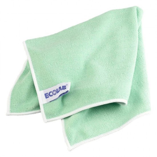Set 5 Lavete Universale ECOLAB Polifix din Microfibra, 40x40 cm, Verzi, Lavete Verzi, Lavete Microfibra, Set Lavete, Laveta Universala, Lavete Universale, Lavete pentru Curatenie, Lavete Menaj, Lavete pentru Bucatarie, Lavete pentru Vase