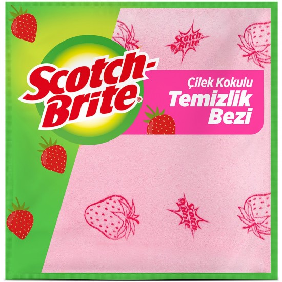 Set 2 Lavete Uz General SCOTCH BRITE, 37x40 cm, Parfum de Capsuni, Roz, Lavete din Microfibra, Set Lavete, Laveta Universala, Lavete Universale, Lavete pentru Curatenie, Lavete Menaj, Lavete pentru Bucatarie, Lavete pentru Vase, Laveta Universala