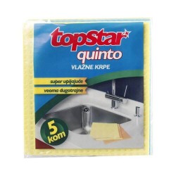 Set 3 Lavete Umede Topstar, Galbene, Set Lavete Umede pentru Baie si Bucatarie, Laveta Umeda pentru Bucatarie, Laveta Umeda pentru Baie, Lavete Umede pentru Uz General, Lavete Curatare Multisuprafete Casa
