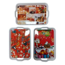 Tavita din Plastic cu Manere, 21x32 cm, Diverse Modele de Craciun, Manere Albe, Tava Plastic, Tavita Plastic, Tava din Plastic, Tavi Plastic, Tavite Plastic, Tavi din Plastic, Tavite din Plastic, Tavita Prajituri, Tava Prajituri