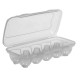 Cofraj Oua AGORA PLAST, 26x11x8 cm, 10 Oua, Transparent, Cofraj Oua, Suport Oua, Cofraje Oua, Cofraje din Plastic pentru Oua, Suport Plastic pentru Oua, Caserole pentru Oua, Cutie Plastic Depozitare Oua