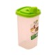 Cutie Depozitare cu Capac si Picurator, 9x9x17 cm, 0.5 L, Plastic Transparent, Recipient cu Picurator, Cutii din Plastic pentru Depozitare cu Picurator, Cutie Depozitare Condimente Lichide, Recipient Depozitare cu Capac
