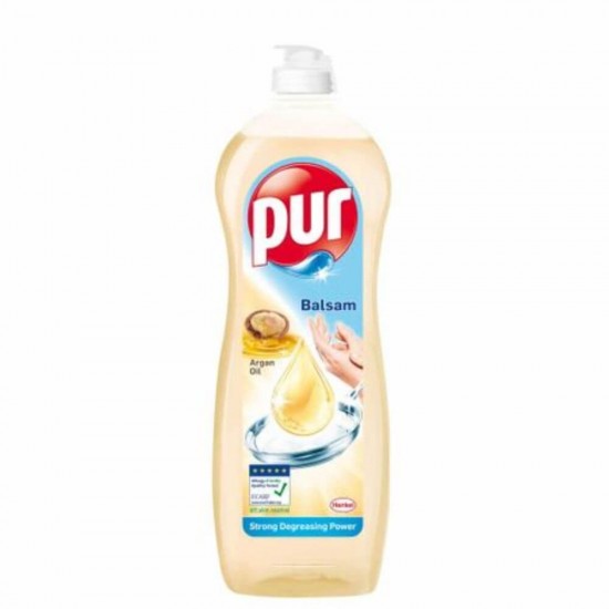 Detergent de Vase Lichid PUR Power 5 Argan Oil, 900 ml, Detergent pentru Uz Profesional, Pur Detergent de Vase, Detergent Lichid pentru Vase, Degresant pentru Vase, Detergent Impotriva Grasimilor