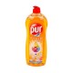Detergent de Vase Lichid PUR Power 5 Orange&Grapefruit, 900 ml, Parfum de Portocale si Grapefruit, Pur Detergent de Vase, Detergent Lichid pentru Vase, Degresant pentru Vase, Detergent Impotriva Grasimilor