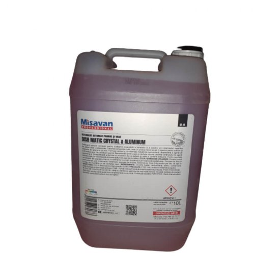 Detergent Lichid Misavan Crystal Aluminum Dish Matic 10L, pentru Masina de Spalat Vase, Detergent Masina de Spalat Vase, Detergent Vase, Detergent Masina de Spalat Vase Misavan, Detergent Misavan, Detergent Misavan Dish Matic