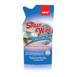 Rezerva Spray & Wipe Universal Sano, 500 ml, Detergent Lichid Universal, Pentru Orice Tip de Suprafata, Detergent Universal, Solutie Curatare Universala, Detergent Lichid Universal, Detergent Orice Suprafata, Solutie Universala Curatenie Rezerva Spray & Wipe Universal Sano, 500 ml, Detergent Lichid Universal, Pentru Orice Tip de Suprafata, Detergent Universal, Solutie Curatare Universala, Detergent Lichid Universal, Detergent Orice Suprafata, Solutie Universala Curatenie