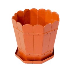 Ghiveci cu Tavita STERK Rustic, 24x22 cm, 5L, Plastic Portocaliu, Ghiveci pentru Flori, Ghiveci cu Tavita pentru Flori, Ghivece, Ghivece Plastic cu Tavita, Articole Decorative, Ghivece cu Tavita pentru Flori, Ghivece cu Tava pentru Flori Ghiveci cu Tavita STERK Rustic, 24x22 cm, 5L, Plastic Portocaliu, Ghiveci pentru Flori, Ghiveci cu Tavita pentru Flori, Ghivece, Ghivece Plastic cu Tavita, Articole Decorative, Ghivece cu Tavita pentru Flori, Ghivece cu Tava pentru Flori