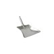 Faras Metalic Zincat Zorex, 24x23 cm, Lungime Maner 15 cm, Farase pentru Exterior, Farase din Metal cu Maner, Farase Simple din Metal, Faras Metalic, Farase Metalice pentru Menaj, Faras pentru Curte si Gradina,Farase pentru Uz Casnic