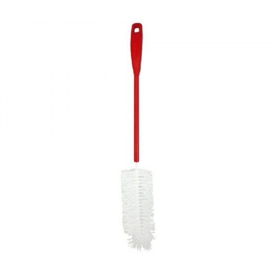 Perie OTI Pentru Sticle de 1L, Polipropilena, 43 g, Culoare Rosie, Perii pentru Curatare Sticle, Perie pentru Curatare Sticla, Perii pentru Spalarea Sticlelor, Perie pentru Sticle de 1L, Perie de Spalat Sticle